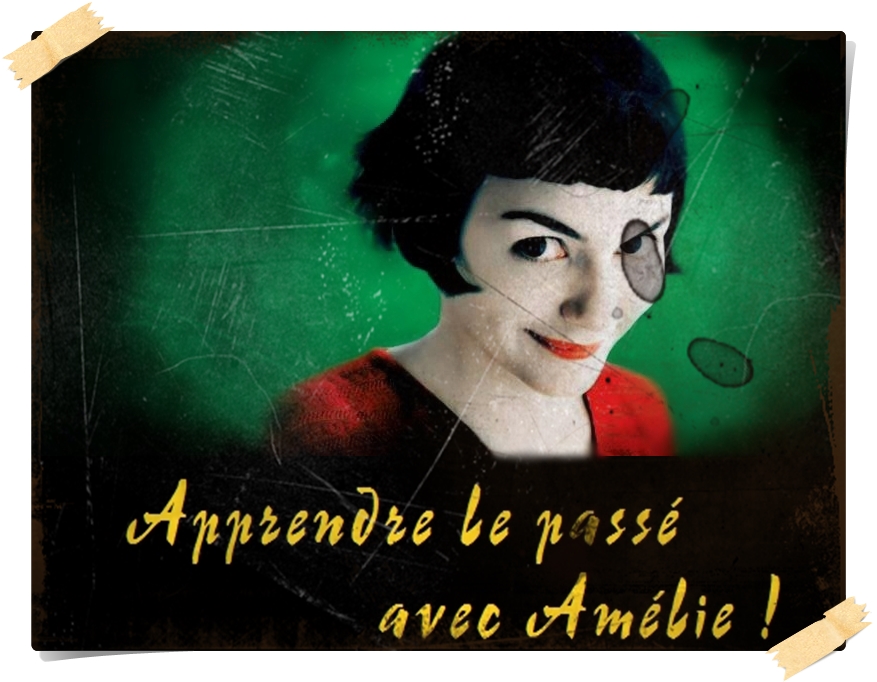 Affiche Amélie Poulain retouché, tous droits réservé à J-P.Jeunet